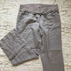 I•N•C International Concepts 100% linen wide leg pants